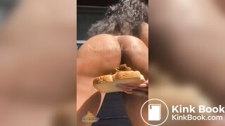 Scat in bread making shit sandwich ????