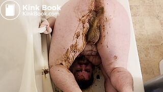 Letting loose a shitty enema on self