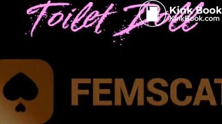 Toilet Doll - 1 Girl 7 Cups liquid scat forcefeed