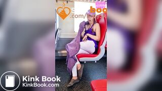 Crowded train poop