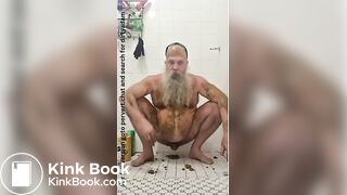 Dirty scat shit smearing