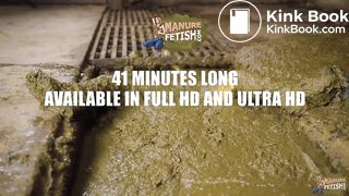 ManureFetish station in the cowshed - masturbating