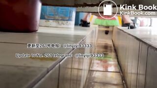 Beautiful girl poops in the toilet 22