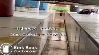 Beautiful girl poops in the toilet 22