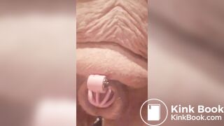 Trans slut playing on cam