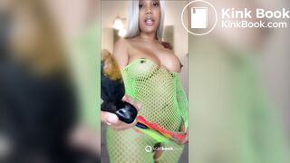 Kapri Styles shit on butt plug then on floor