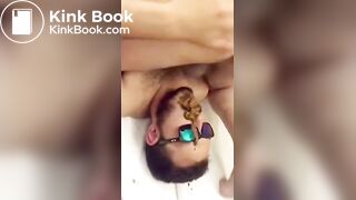 shit eater with his feeder