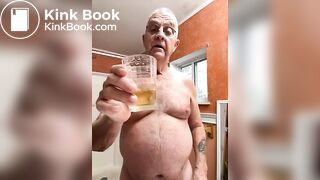 Washing down the shit I just ate