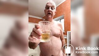 Washing down the shit I just ate