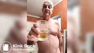 Washing down the shit I just ate