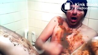 Chris the skater boy playing in shit