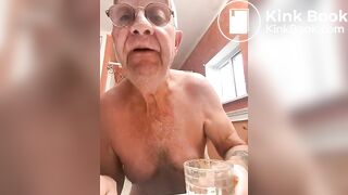 Cleaning my ass out and washing it down with my pi