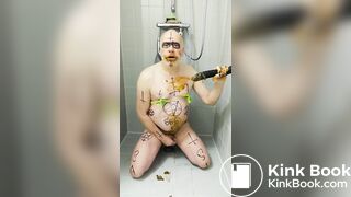 Satan Slave Eats His Shit During Enema Treatment