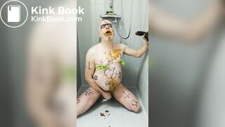 Satan Slave Eats His Shit During Enema Treatment