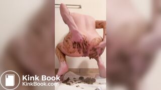 Shit spread shit eat and dirty ass dildo fuck