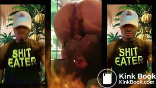 Coon Nigger Shit Eating Toilet