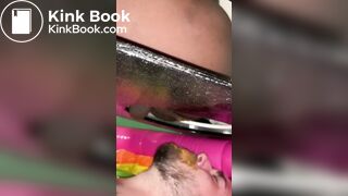 feeding the shit pig