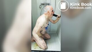 satan slave gets an enema session on orders of sat