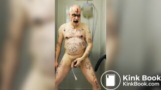 satan slave gets an enema session on orders of sat