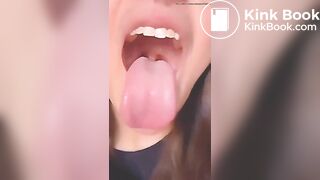 Hot girl shitting and eating