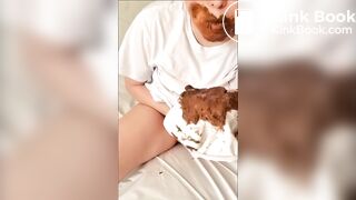 Girl poops, eats poop and masturbates
