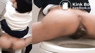 SCAT - Asian girls pooping in the toilet 7