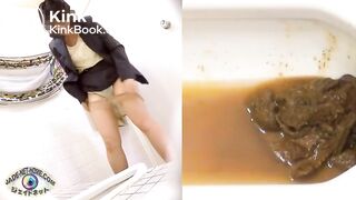 SCAT - Asian girls pooping in the toilet 9