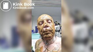 Mit Scheisse einreiben und Scheisse essen