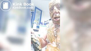 Mit Scheisse einreiben und Scheisse essen