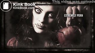 Solo scat girl fucking dildo