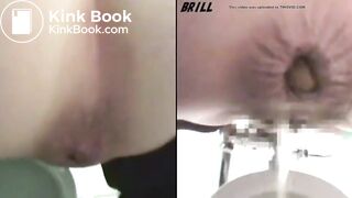 SCAT - Asian girls pooping in the toilet 4