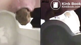 SCAT - Asian girls pooping in the toilet 4