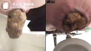 SCAT - Asian girls pooping in the toilet 4