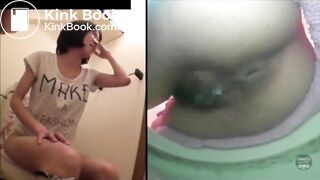 SCAT - Asian girls pooping in the toilet 5