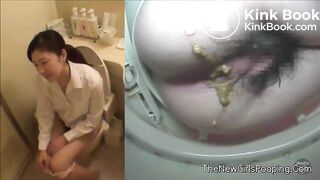 SCAT - Asian girls pooping in the toilet 7