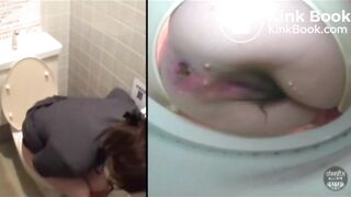 SCAT - Asian girls pooping in the toilet 7