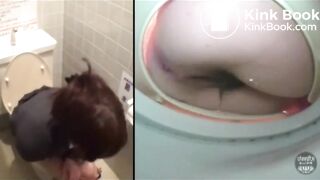 SCAT - Asian girls pooping in the toilet 7