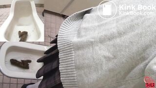 SCAT - Asian girls pooping in the toilet 5