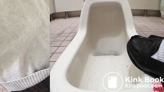 SCAT - Asian girls pooping in the toilet 5