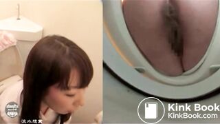 SCAT - Asian girls pooping in the toilet 7