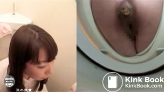 SCAT - Asian girls pooping in the toilet 7