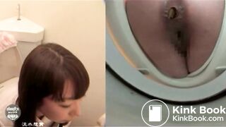 SCAT - Asian girls pooping in the toilet 7