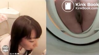 SCAT - Asian girls pooping in the toilet 7