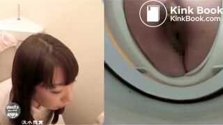 SCAT - Asian girls pooping in the toilet 7