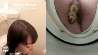 SCAT - Asian girls pooping in the toilet 7