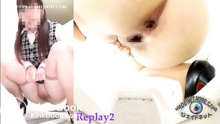 SCAT - Asian girls pooping in the toilet 3