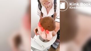 SCAT - Asian girls pooping in the toilet 5