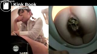 SCAT - Asian girls pooping in the toilet 9