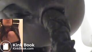 SCAT - Asian girls pooping in the toilet