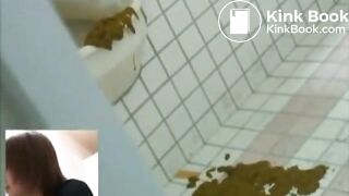 SCAT - Asian girls pooping in the toilet 8